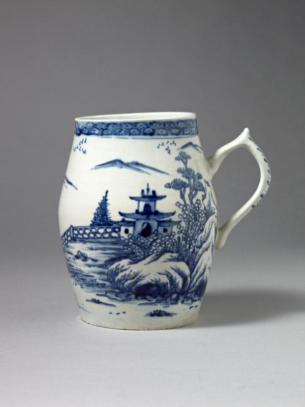 An Important Large Vauxhall Baluster Mug, Circa 1755-60