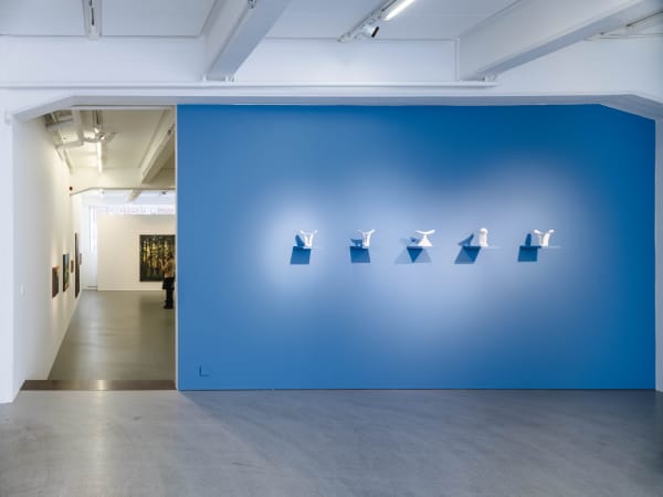 Installation view, Salad Hilowle, Somalitown, 2023, Cecilia Hillström Gallery. Photo: Jean-Baptiste Béranger