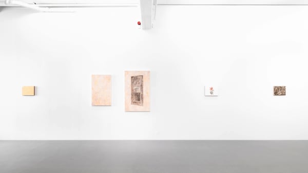 Installation view, Viktor Kopp & Marcus Matt, 2023, Cecilia Hillström Gallery. Photo: Jean-Baptiste Béranger.