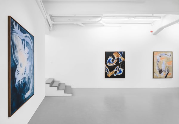 Installation view: Dina Isæus-Daggfeldt, Randori, 2024, Cecilia Hillström Gallery. Photo: Jean-Baptiste Béranger.