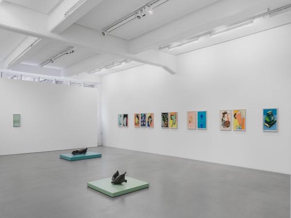 Installation view, Carl Boutard, Degrowth, 2025, Cecilia Hillström Gallery. Photo: Jean-Baptiste Béranger.