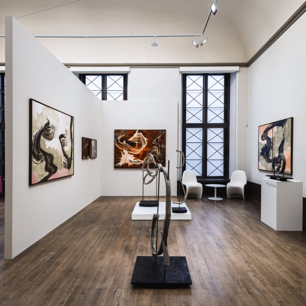 Installation view, Market Art Fair, 2025, Cecilia Hillström Gallery. Photo: Jean-Baptiste Béranger.