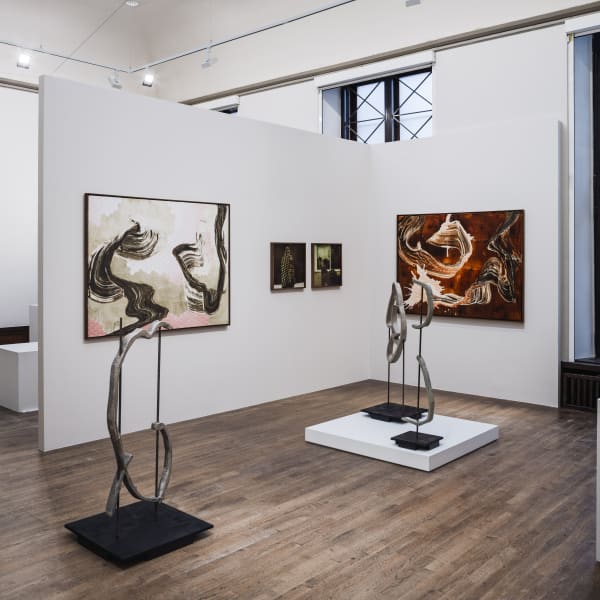 Installation view, Market Art Fair, 2025, Cecilia Hillström Gallery. Photo: Jean-Baptiste Béranger.