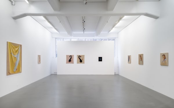 Installation view, Päivi Takala, Be With Me, 2025, Cecilia Hillström Gallery. Photo: Jean-Baptiste Béranger.