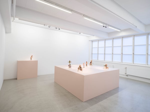 Installation view, Alexander Tallén, Running Towards Nothing, 2022, Cecilia Hillström Gallery. Photo: Jean-Baptiste Béranger