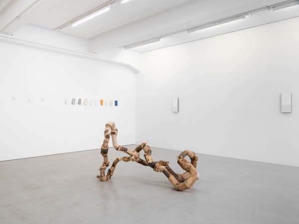 Installation view, Góðir Gestir – Group show with Icelandic artists, 2021, Cecilia Hillström Gallery. Photo: Jean-Baptiste Béranger