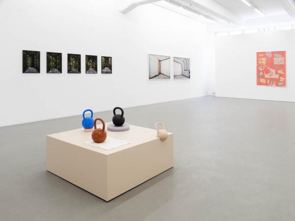 Installation view, Góðir Gestir – Group show with Icelandic artists, 2021, Cecilia Hillström Gallery. Photo: Jean-Baptiste Béranger