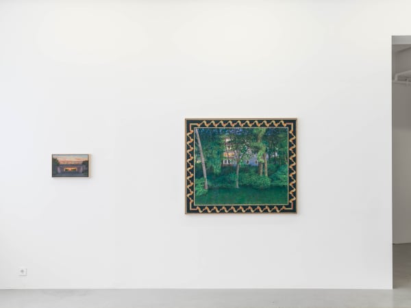 Installation view, Leif Engström, En kvällspromenad, 2021, Cecilia Hillström Gallery. Photo: Jean-Baptiste Béranger