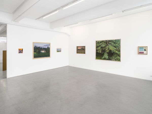 Installation view, Leif Engström, En kvällspromenad, 2021, Cecilia Hillström Gallery. Photo: Jean-Baptiste Béranger