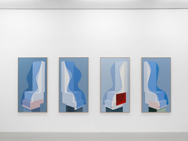 Installation view, Elin Odentia, The Waves, 2020, Cecilia Hillström Gallery. Photo: Jean-Baptiste Béranger