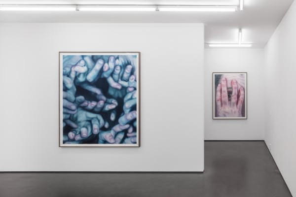Installation view, Martha Ossowska Persson, Into the Hideous Hidden, 2018, Cecilia Hillström Gallery. Photo: Jean-Baptiste Béranger