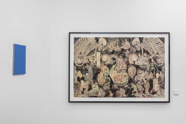 Installation view, Fredrik Söderberg, Sol och stål – krigarens väg / Sun and Steel – The Warrior's Path, 2018, Cecilia Hillström Gallery. Photo: Jean-Baptiste Béranger