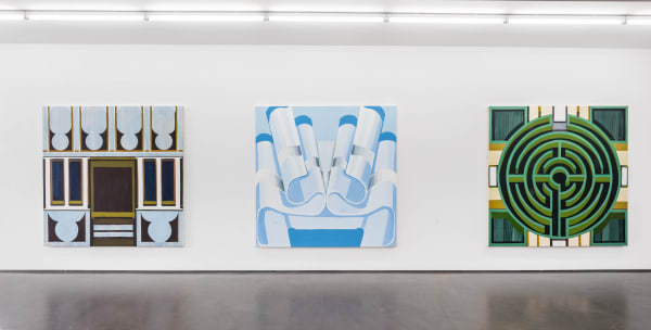 Installation view, Linnea Rygaard, Retox, 2017, Cecilia Hillström Gallery. Photo: Jean-Baptiste Béranger