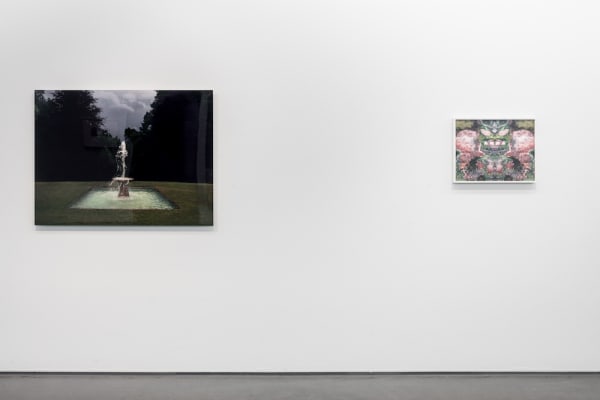 Installation view, Night Remains, 2017, Cecilia Hillström Gallery. Photo: Jean-Baptiste Béranger