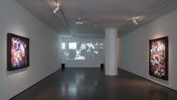 Installation view, Johan Bergström Hyldahl, Dear Jesus, Do Something!, 2014, Cecilia Hillström Gallery. Photo: Jean-Baptiste Béranger