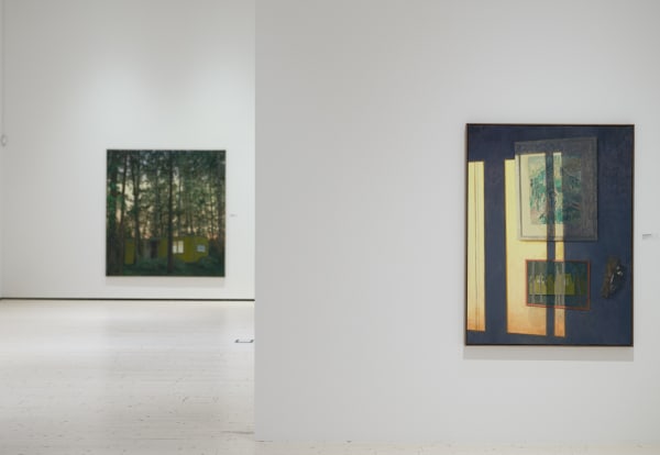 Leif Engström, solo exhibition 'Natten vilar mot balkongdörren'