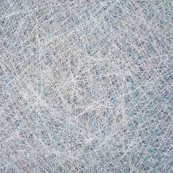 Albert Froling, 'Ask Me Now' - 100x100 cm, mixed media on canvas