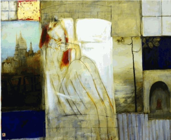 Sites of passage. oil on linen. 120x160CM