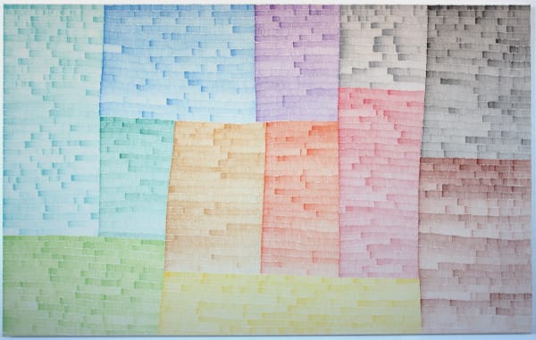 Still No More Color 2015 110X180 Acrylic Marker Op Doek