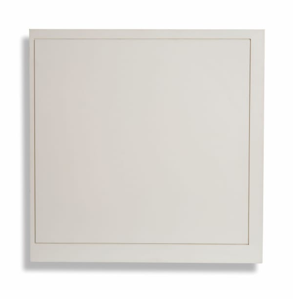 Ad Dekkers Cb274 Four Bounding Milling Lines 1973 Wood White Paint 60X60X1Cm 23 6X23 6X0 4In