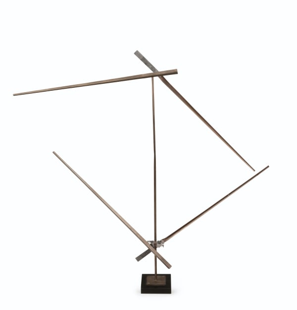 George Rickey Divided Square Oblique Bronze Ii 1