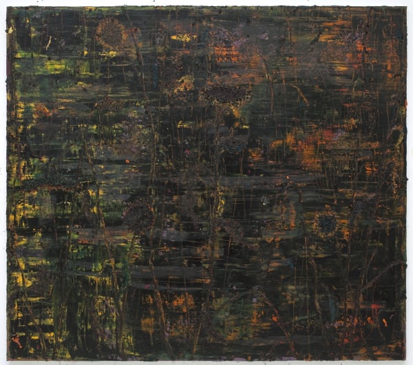 Zur33 Zuurmond Zonnebloemen Herfst Avondschemer 2018 Oil On Canvas 160X180 Cm