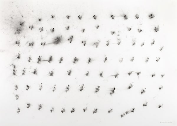 3 Herman De Vries Untitled 23 2 2018 Charcoal On Paper 50X70Cm