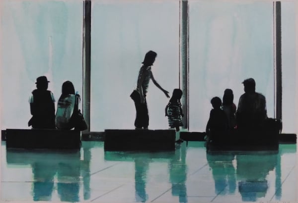 Koen Vermeule Mori 2017 Gouache Op Papier