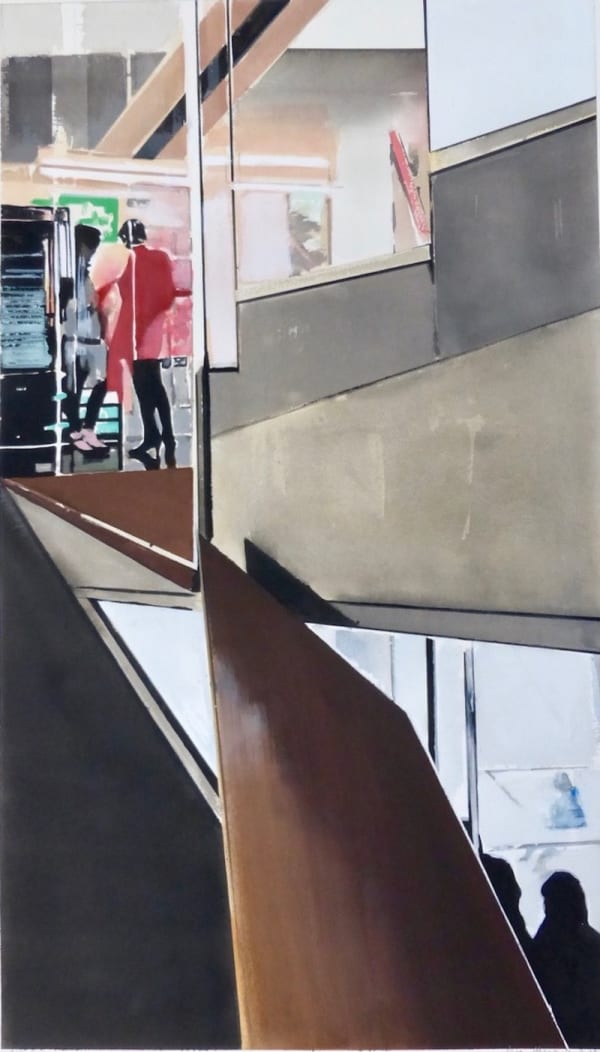 Koen Vermeule Wanderlust 2017 Gouache Op Papier