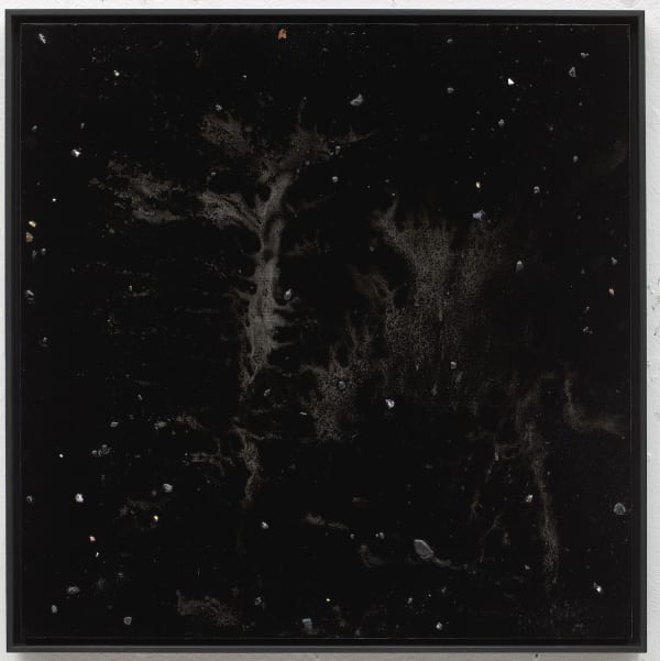 Nocturne 6 2016 Lacquer And Oil On Canvas 60 X 60 Cm Kopie