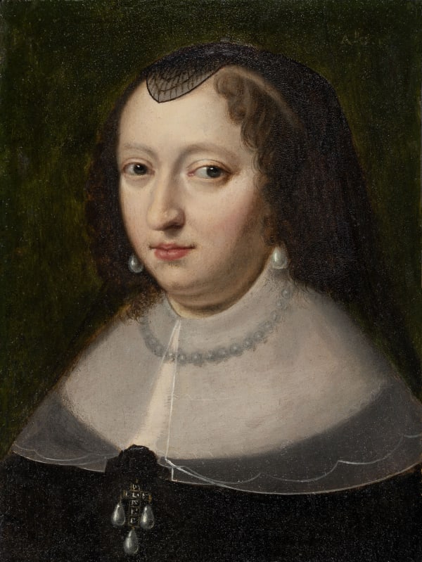 Augustin QUESNEL, Portrait d'Anne d'Autriche