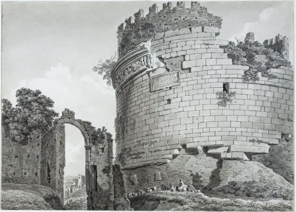 Victor-Jean NICOLLE Tombeau de Cecilia Metella