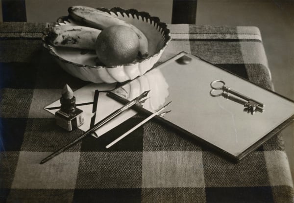 André Kertész, Still Life with Mirror, Pens, and Key, c. 1927