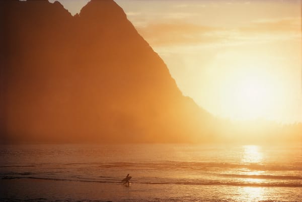 Walter Iooss, Tunnels Beach, Haena, Kauai, Hawaii, 1976