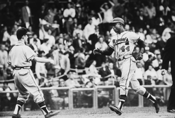 Walter Iooss, Hank Aaron, Philadelphia, PA, 1963