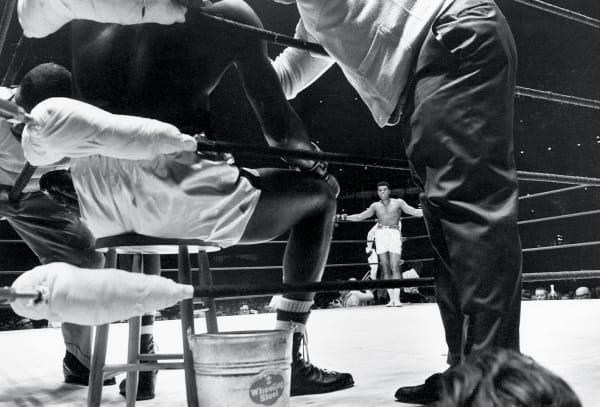 Walter Iooss, Muhammad Ali & Ernie Terrell, Houston, TX, 1967