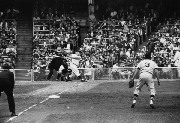 Walter Iooss, Roger Maris Hits His 61st Home Run, Bronx, NY, 1961
