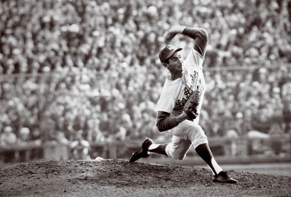 Walter Iooss, Sandy Koufax, Minneapolis, MN, 1965