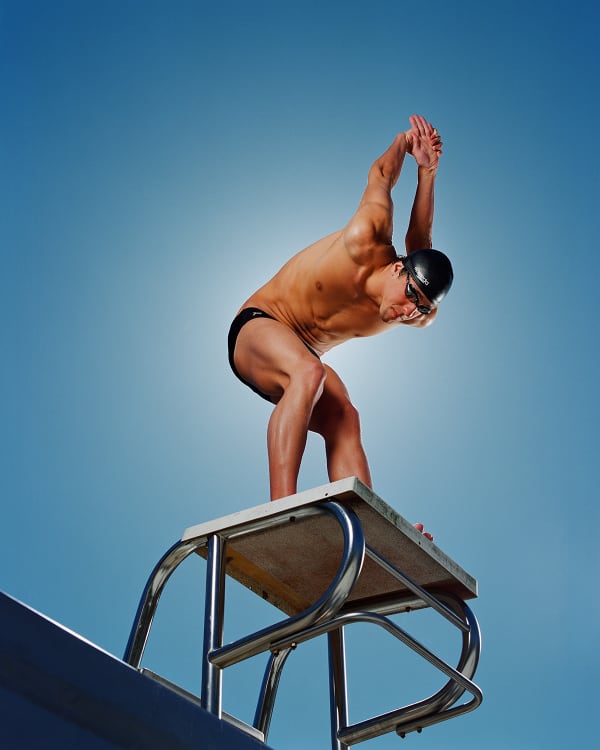 Walter Iooss, Michael Phelps, Baltimore, Maryland, 2004