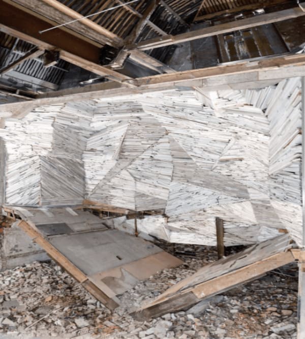 MARJAN TEEUWEN | DESTROYED HOUSE: MONUMENT OF THE TEMPORARY Museum de Lakenhal