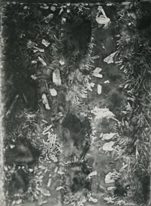 Constatin Brancusi, Crystallization in a Photographic Fixative Bath, 1930s