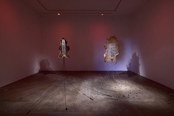 Dakota Mace, DAHODIYINII--SACRED PLACES, SITE SANTA FE, Installation image, 2025, photo by Brad Trone