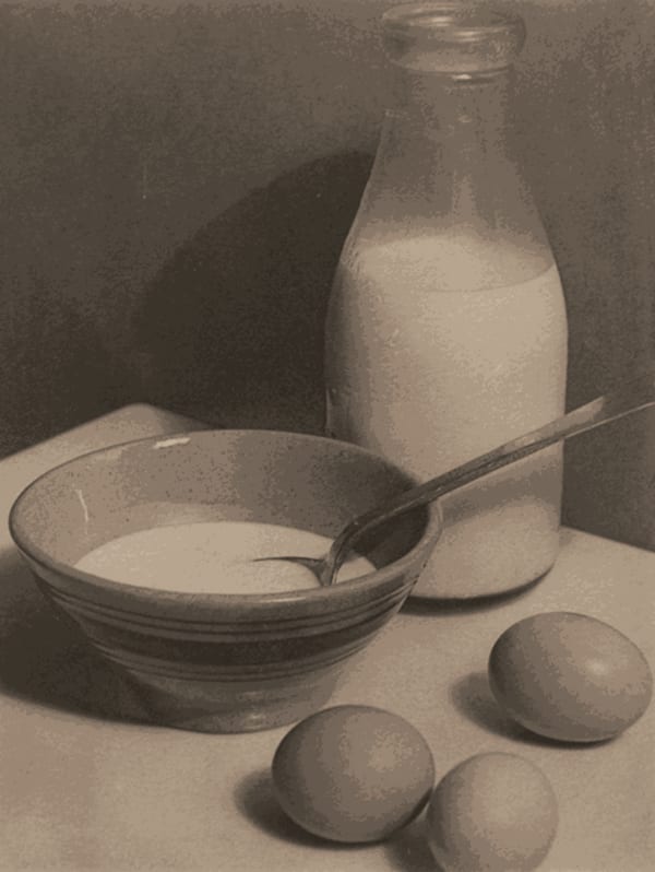 The Kitchen Table- A Study in Ellipses, 1921, Gelatin silver print