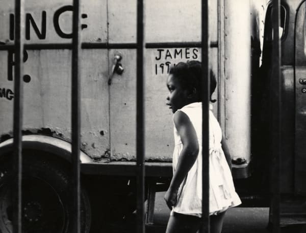 Shawn W. Walker, Street Scene, Gelatin silver print, 1965