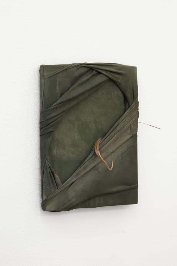 Natalia Janula Landscape, 2025 Latex, faux hair and apuncture needle 18 x 12 cm