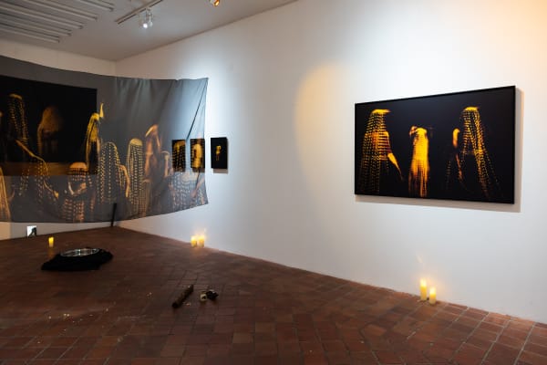 Installation View, Une constellation divine, Marc Posso. AFIKARIS Gallery, Paris. Studio Vanssay