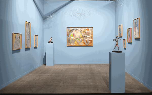 AFIKARIS Gallery. Salifou Lindou's solo show artgenève 2024. Contemporary African Art