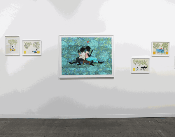 Saïdou Dicko at artgenève 2024. AFIKARIS Gallery Paris