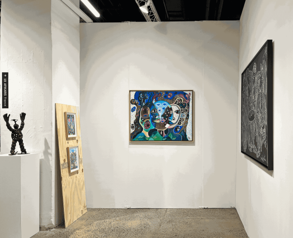 Focus on Hervé Yamguen on AFIKARIS Gallery booth. 1-5' New York Chelsea
