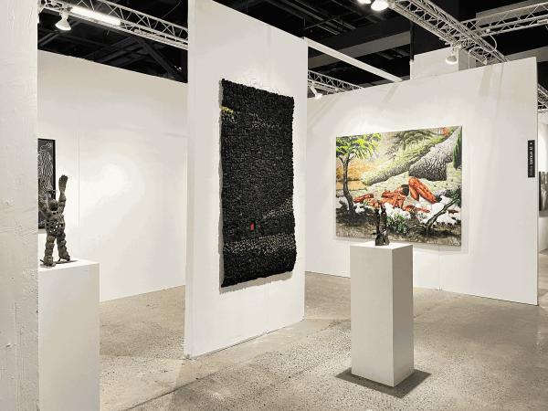 AFIKARIS Gallery. 1-5' New York Contemporary African Art Fair in Chelsea. Jean David Nkopt, Eva Obodo, Hervé Yamguen and Salifou Lindou